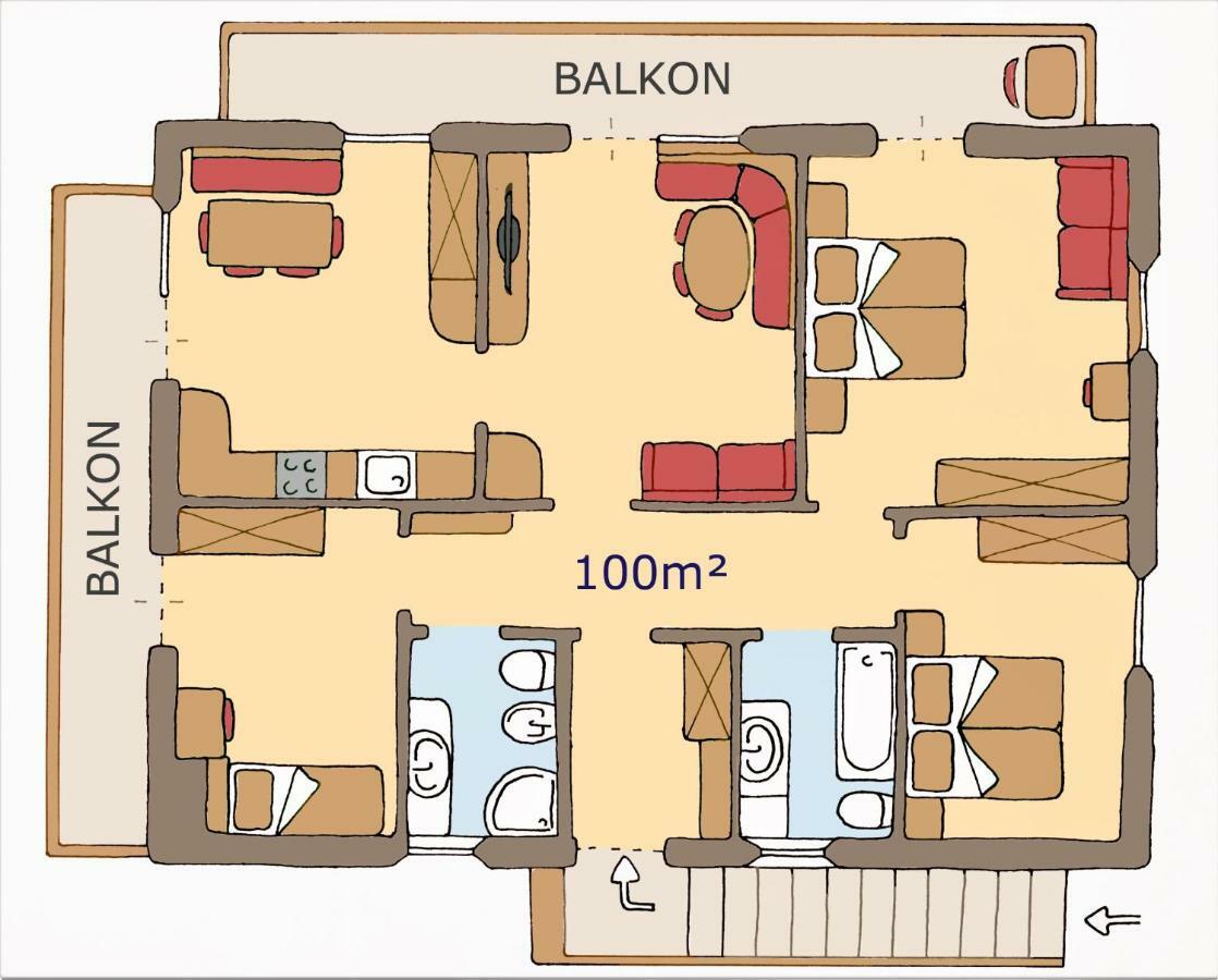 Apartment Larjei Ортизеи Экстерьер фото